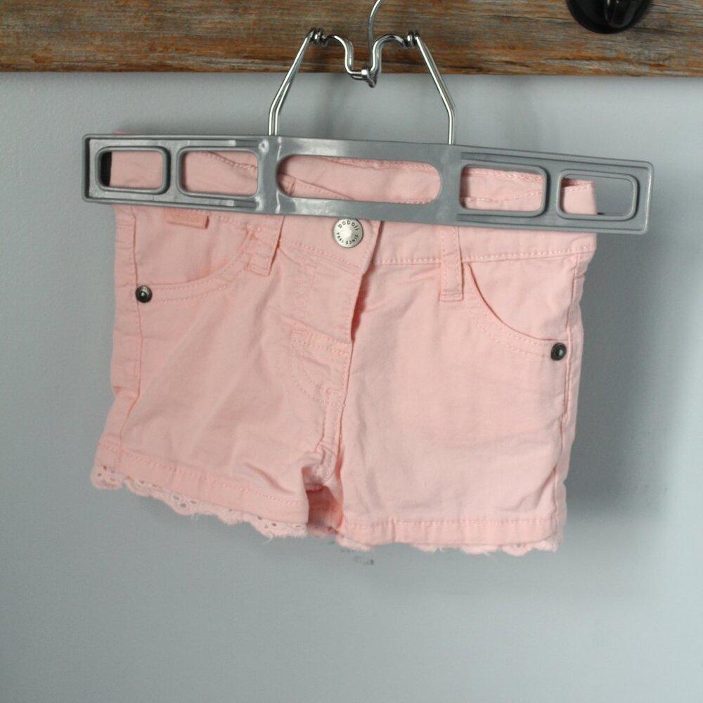 ❄️5/$25🎄Boboli Size 12M Pink Eyelet Trim Shorts